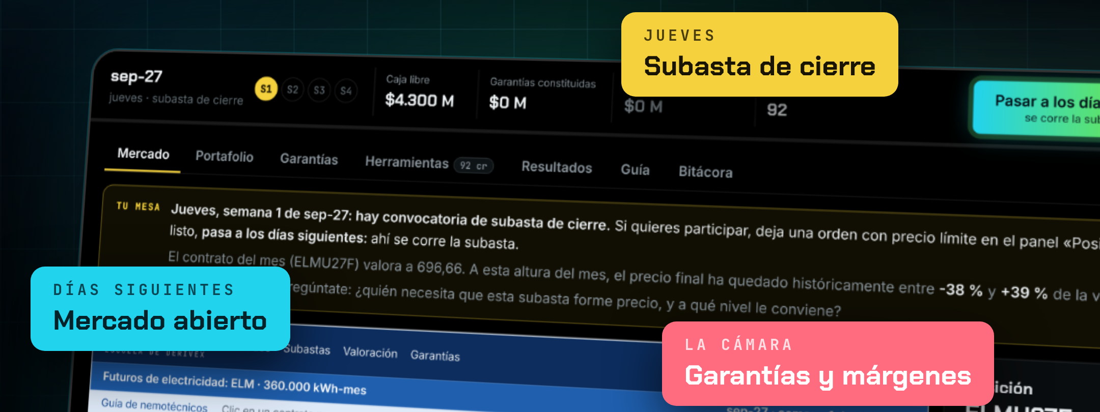 Simulador de Derivex de la Escuela de la Energía
